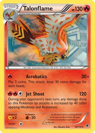 Talonflame  XY  Phantom Forces - Rare