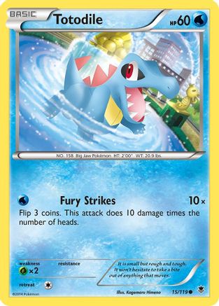 Totodile 015  XY  Phantom Forces - Common