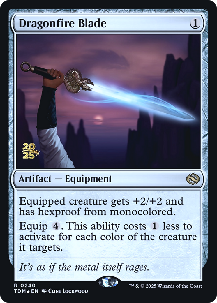 Dragonfire Blade [Tarkir: Dragonstorm Prerelease Promos]