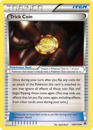 Trick Coin 108  XY  Phantom Forces - Uncommon