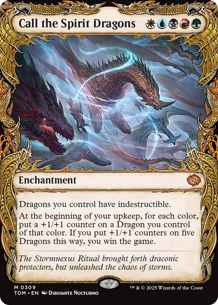 Call the Spirit Dragons (Showcase) [Tarkir: Dragonstorm]