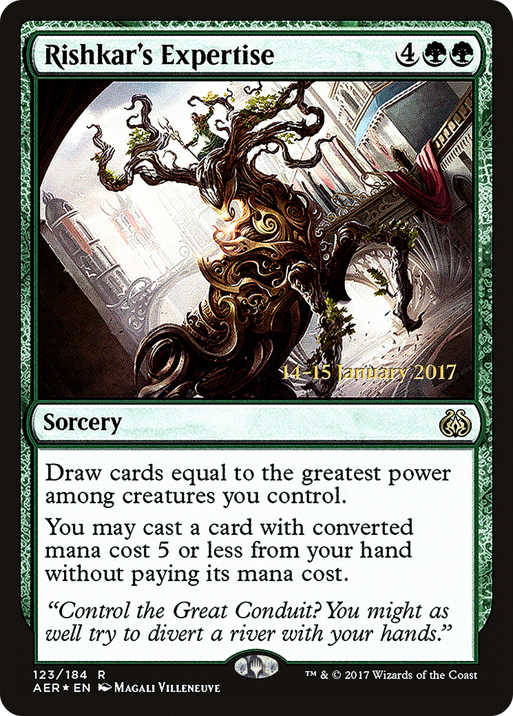 Rishkar's Expertise [Aether Revolt Prerelease Promos]