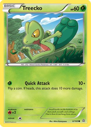 Treecko 006  XY  Primal Clash - Common