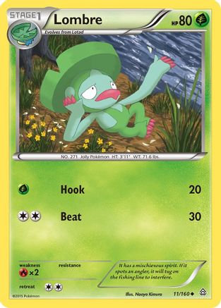 Lombre 011  XY  Primal Clash - Uncommon