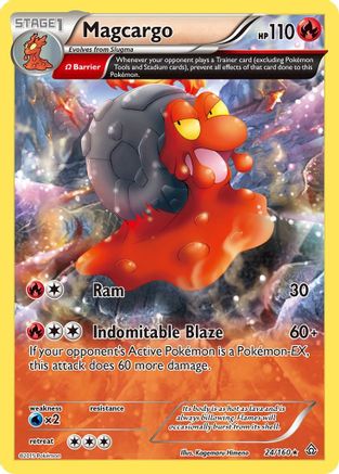 Magcargo (Omega) 024  XY  Primal Clash - Rare