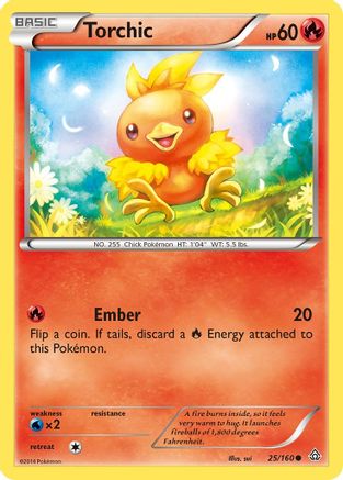 Torchic 025  XY  Primal Clash - Common
