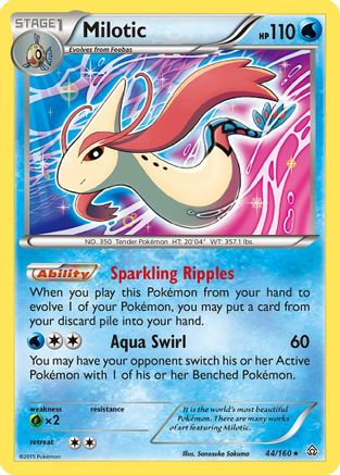 Milotic 044  - Holofoil XY  Primal Clash - Holo Rare