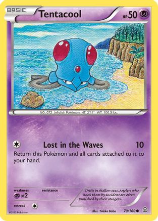 Tentacool  - Reverse Holofoil XY  Primal Clash - Common