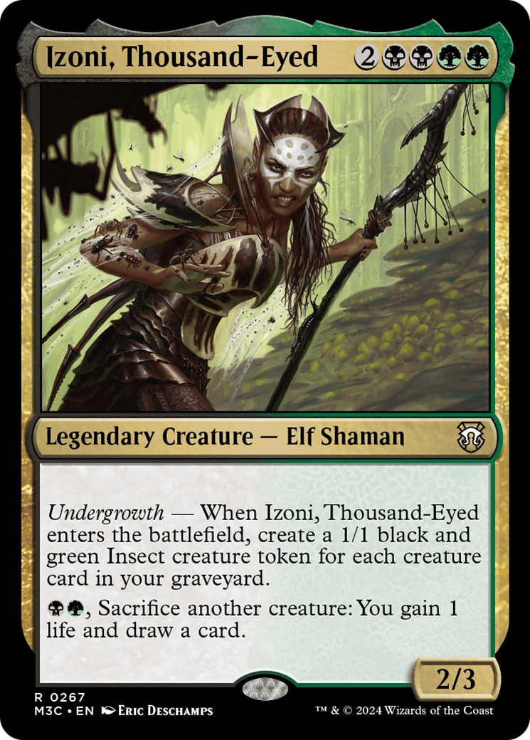 Izoni, Thousand-Eyed (M3C-267) - Modern Horizons 3 Commander Foil