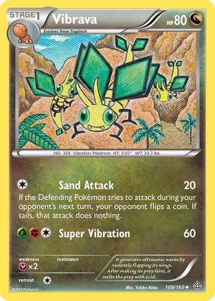 Vibrava  XY  Primal Clash - Uncommon