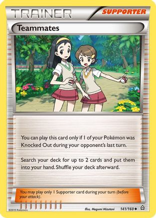 Teammates 141  XY  Primal Clash - Uncommon