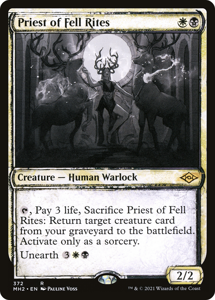 Priest of Fell Rites (Sketch) [Modern Horizons 2]