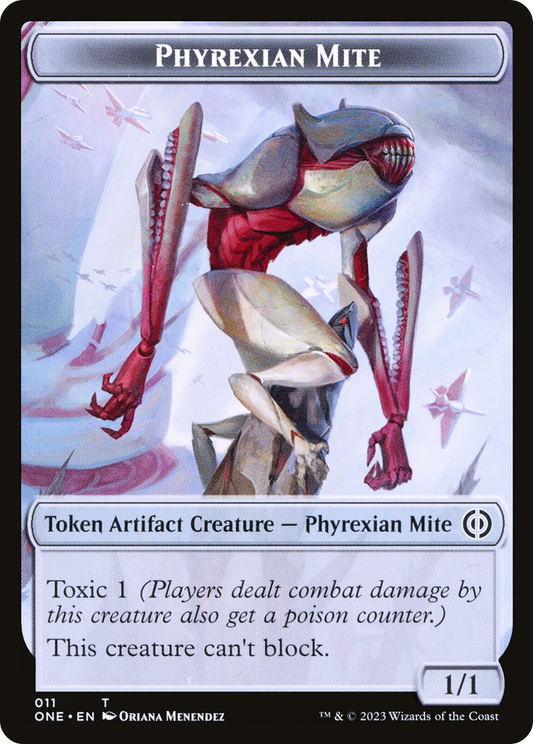 Phyrexian Mite (TONE-011) - Phyrexia: All Will Be One Tokens