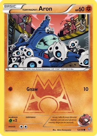 Team Magma's Aron 012  Double Crisis - Common