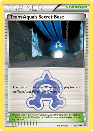Team Aqua's Secret Base 028  Double Crisis - Uncommon