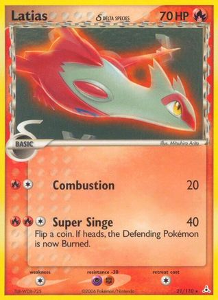 Latias - 21/110/110  - Holofoil Deck Exclusives - Holo Rare