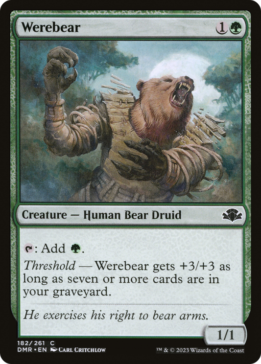 Werebear (DMR-182) - Dominaria Remastered