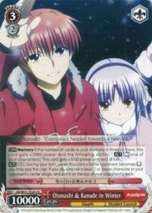 Otonashi & Kanade in Winter (AB/W31-TE24 TD) [Angel Beats! Re:Edit]