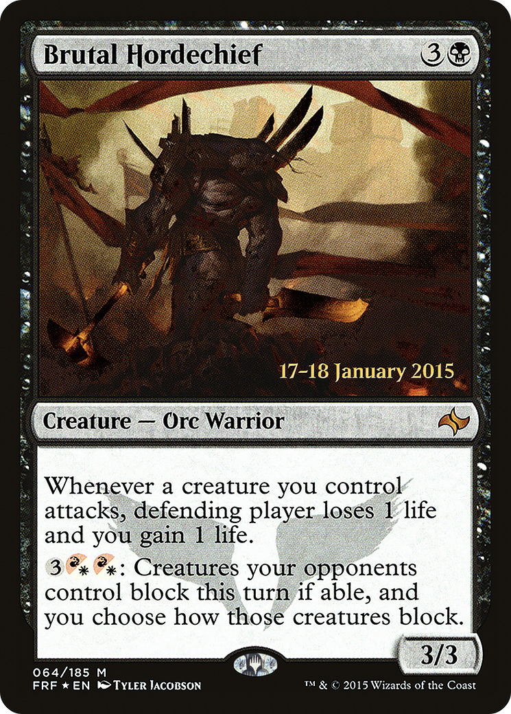 Brutal Hordechief [Fate Reforged Prerelease Promos]