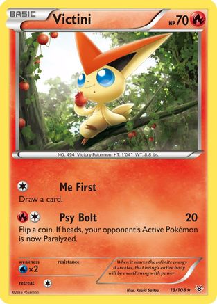 Victini 013  XY  Roaring Skies - Rare