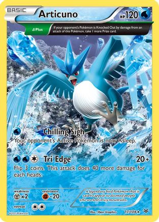 Articuno (17 Delta) 017  XY  Roaring Skies - Rare