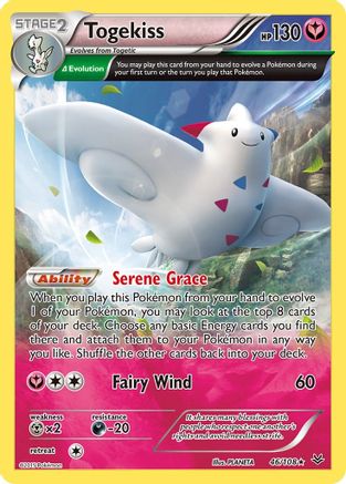 Togekiss (46 Delta) 046  - Holofoil XY  Roaring Skies - Holo Rare