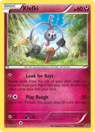 Klefki 048  XY  Roaring Skies - Rare