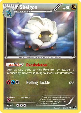 Shelgon  XY  Roaring Skies - Uncommon