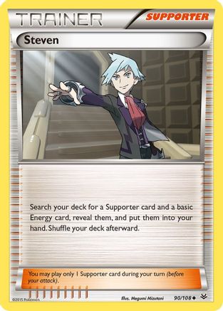 Steven 090  XY  Roaring Skies - Uncommon