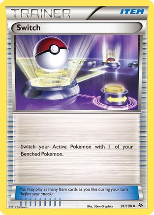 Switch 091  XY  Roaring Skies - Uncommon