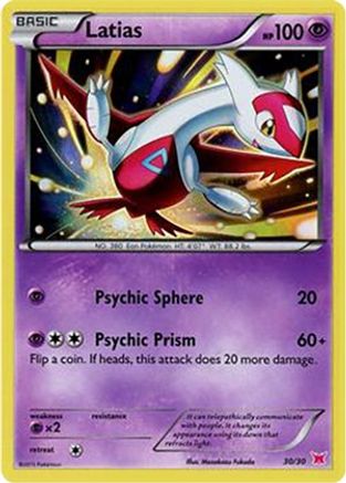Latias (#30 Holo)  - Holofoil XY Trainer Kit Latias & Latios - Common