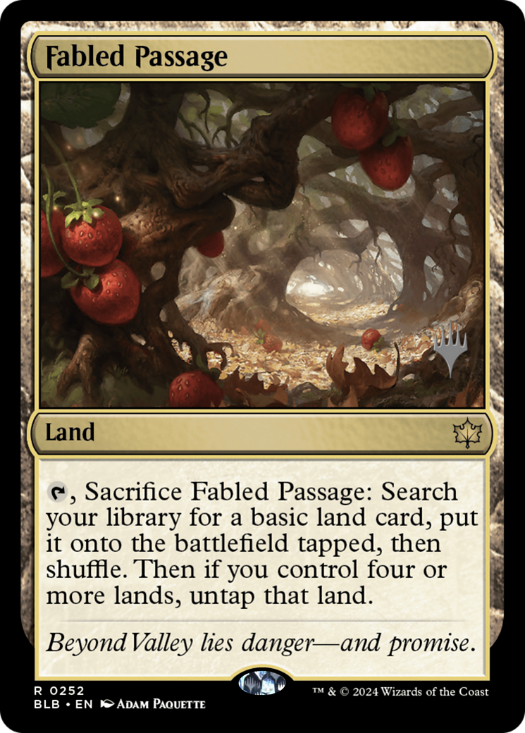 Fabled Passage (Promo Pack) [Bloomburrow Promos]