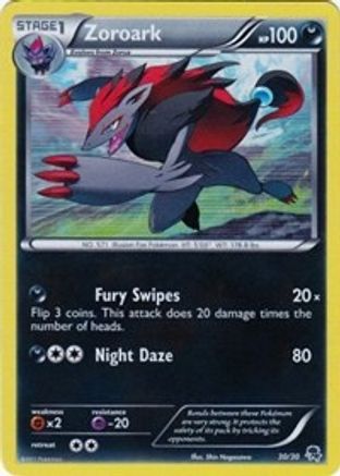Zoroark (#30 Holo)  - Holofoil BW Trainer Kit Excadrill & Zoroark - Common