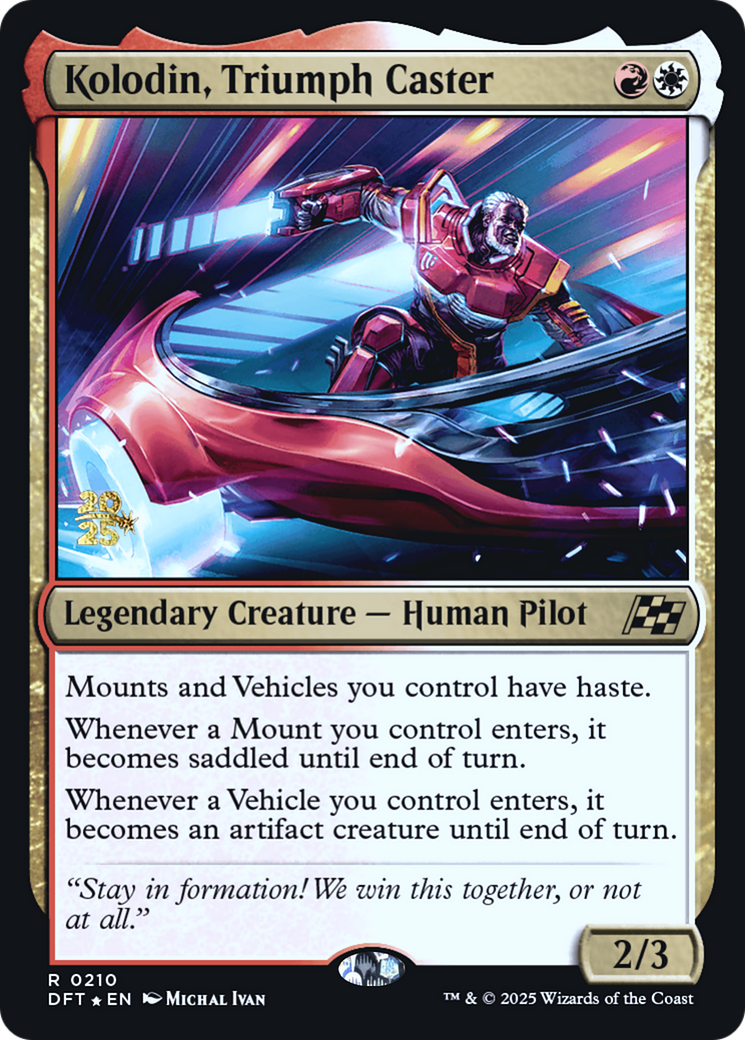 Kolodin, Triumph Caster [Aetherdrift Prerelease Promos]