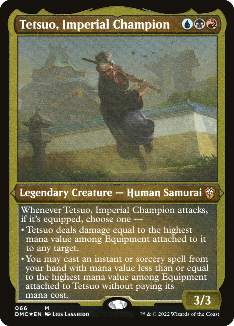 Tetsuo, Imperial Champion (Foil Etched) [Dominaria United Commander]
