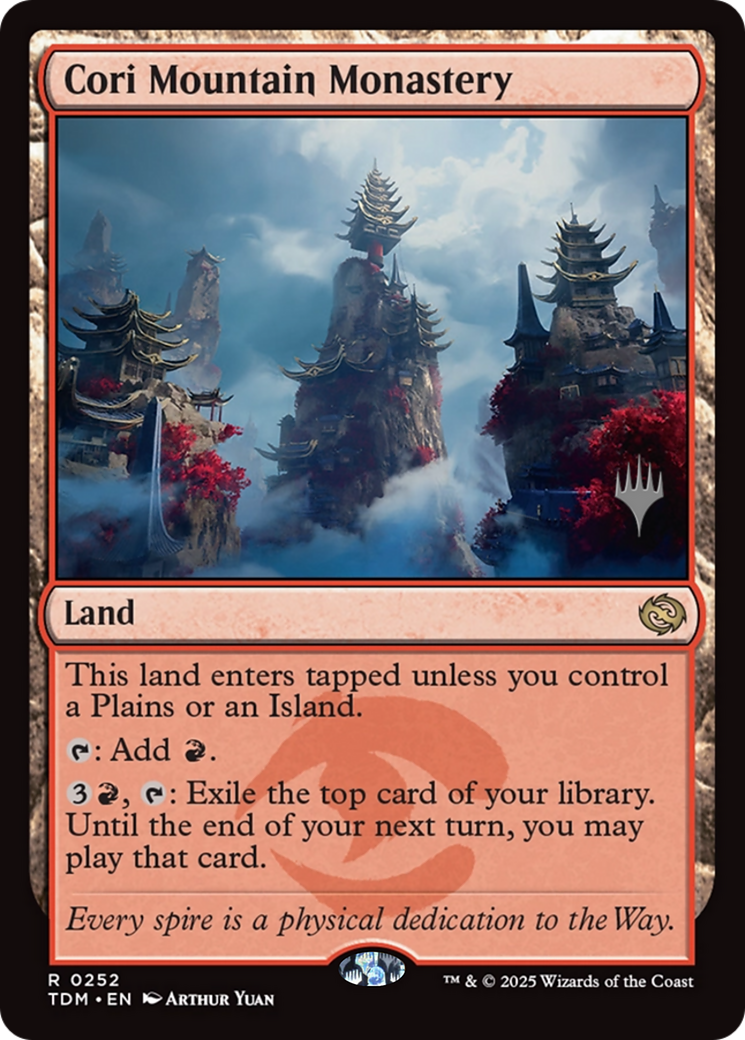 Cori Mountain Monastery [Tarkir: Dragonstorm Promos]