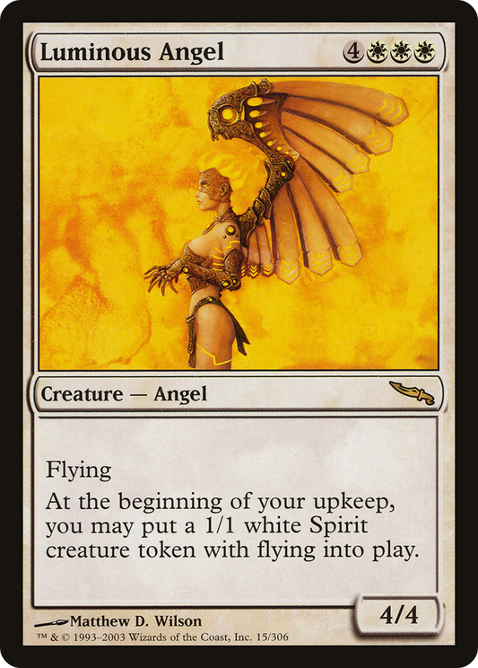 Luminous Angel (MRD-015) - Mirrodin Foil