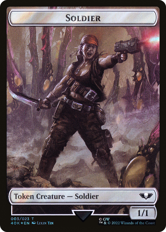 Soldier (T40K-03★) - Warhammer 40,000 Tokens Foil