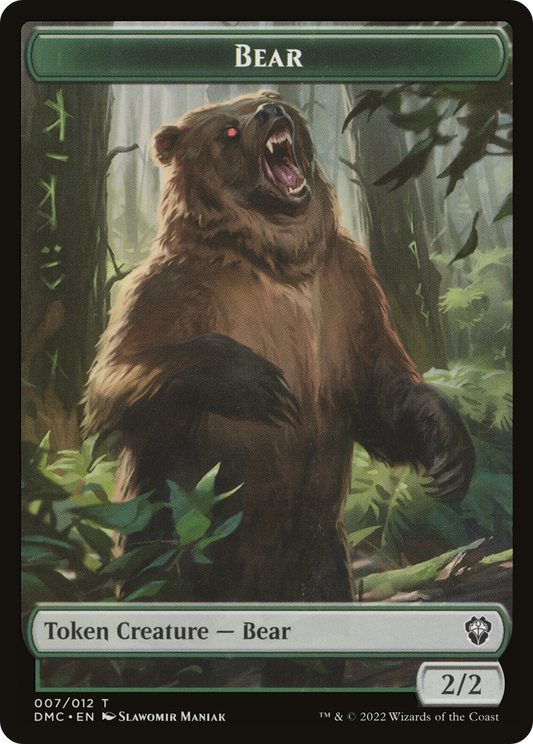 Bear (TDMC-007) - Dominaria United Commander Tokens Foil