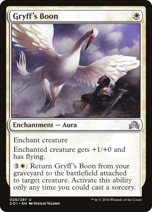 Gryff's Boon (SOI-020) - Shadows over Innistrad
