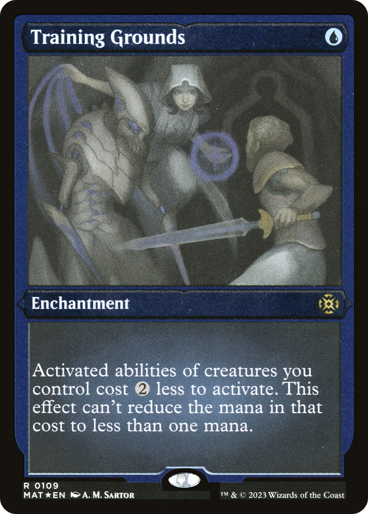 Training Grounds (MAT-109) - March of the Machine: The Aftermath Etched Foil