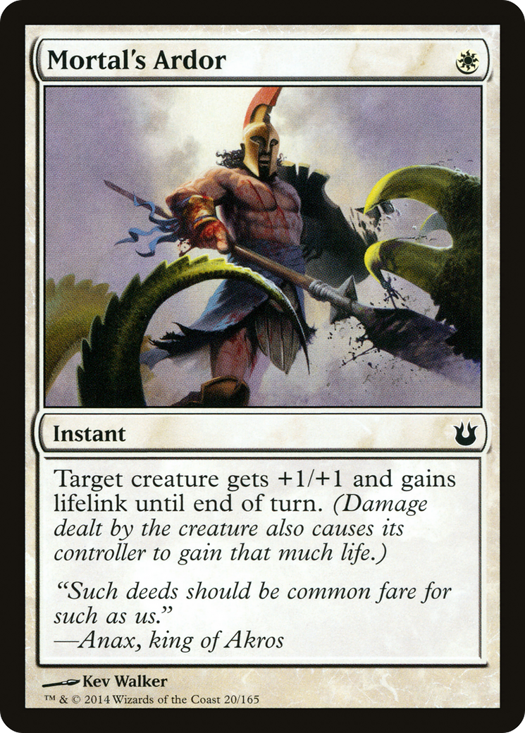 Mortal's Ardor [Born of the Gods]