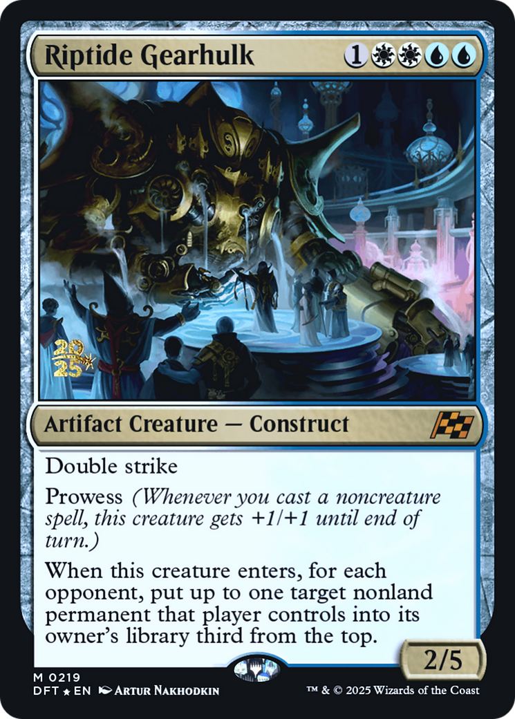 Riptide Gearhulk [Aetherdrift Prerelease Promos]