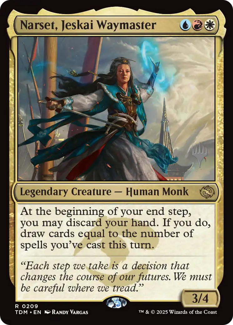 Narset, Jeskai Waymaster [Tarkir: Dragonstorm Promos]