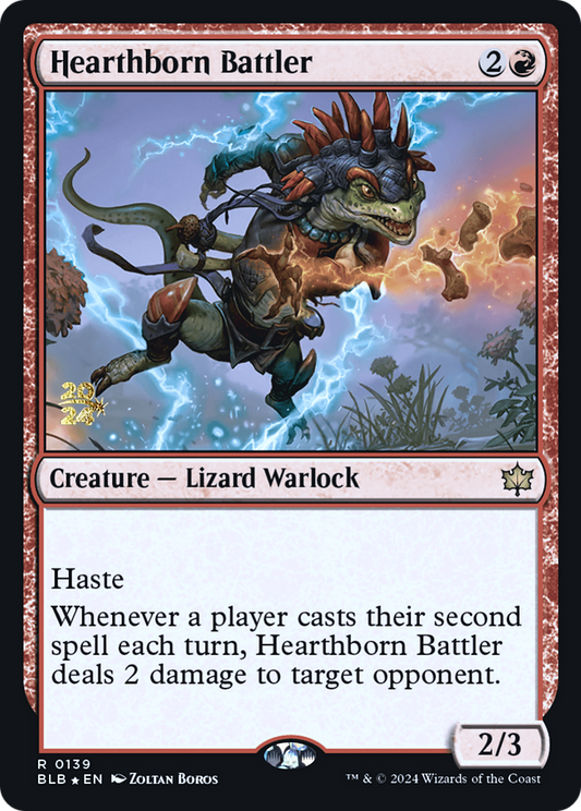 Hearthborn Battler [Bloomburrow Prerelease Promos]