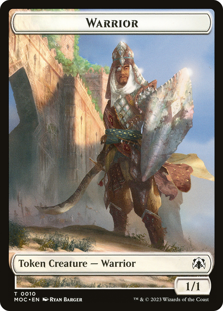 Warrior (TMOC-010) - March of the Machine Commander Tokens