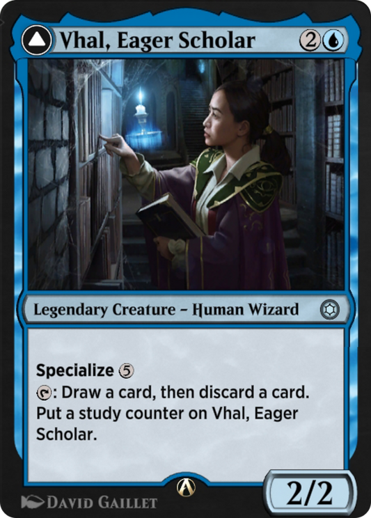 Vhal, Eager Scholar (HBG-008) - Alchemy Horizons: Baldur's Gate