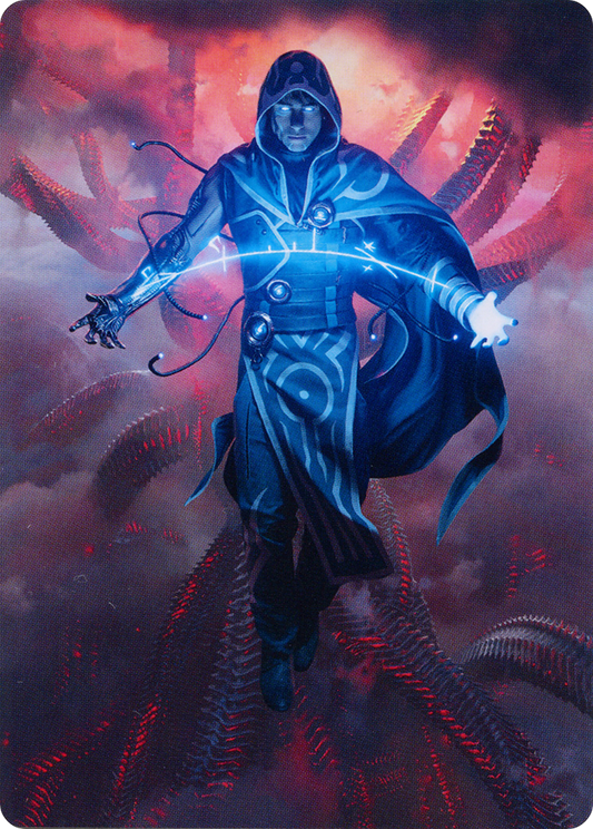 Jace, the Perfected Mind // Jace, the Perfected Mind (AONE-015) - Phyrexia: All Will Be One Art Series (Borderless) Foil