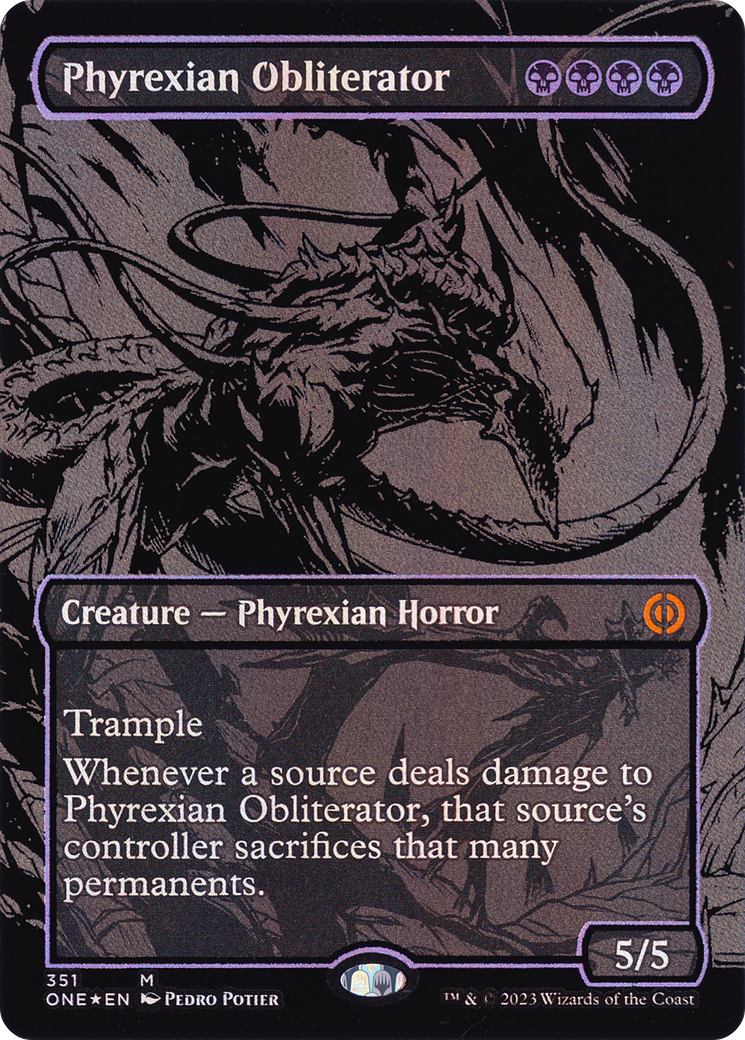 Phyrexian Obliterator (Oil Slick Raised Foil) [Phyrexia: All Will Be One]