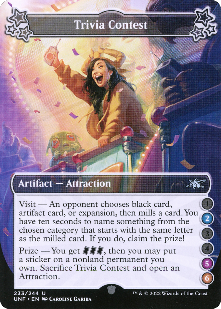 Trivia Contest (UNF-233) - Unfinity Foil